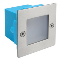 Long Life Lamps Company Mini Led Blue Brick Light Outdoor Step Wall Light 70mm Square Ip54 Zlc060B - thumbnail 3