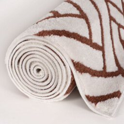 The Rugs Loft Terra And Ivory Herringbone Living Room Area Rug And Runners Soft Pile - thumbnail 8