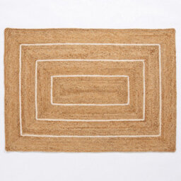 Naturelle Prestbury 120X170Cm Natural Border Handbraided Rug - thumbnail 2