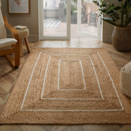 Naturelle Prestbury 120X170Cm Natural Border Handbraided Rug - thumbnail 1
