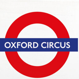 Transport For London Oxford Circus Wooden Block White/red/blue (2.7Cm X 20Cm X 20Cm) - thumbnail 2
