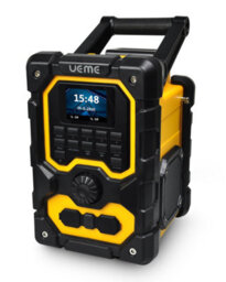 Ueme 16W Rugged Dab, Dab+, Fm Cordless Site Radio,  Bluetooth, Aux, Rechargeable - thumbnail 9