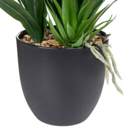 Wyld And Coco Lushgarden Faux Guzmania Red Bloom Artificial Plant - Indoor Decor, 50Cm Height - thumbnail 5