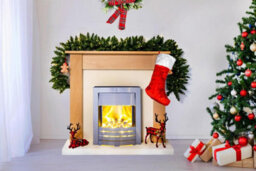 Shatchi Large Christmas Stocking Santa Stocking Accessories Father Christmas Sack Sock Gifts Bag - thumbnail 2