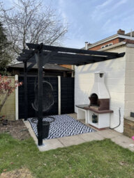 "NLC(DRIFFIELD)LIMITED Nlc Wooden Lean-To Pergola 3M X 2.8M (9'10"" X 9'2"") With Tanalised Timber" - thumbnail 2