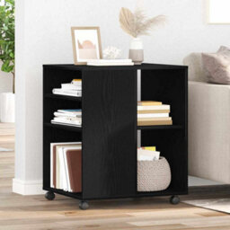 Walplus Storage Cabinet Black Oak 60 X 53 X 72.5 Cm Engineered Wood - thumbnail 1