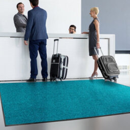 Floordirekt Use&wash Velour Dirt Trapper Entrance Mat Absorbent Non Slip Back Home Business Hallway Turquoise 135 X 200 Cm - thumbnail 3