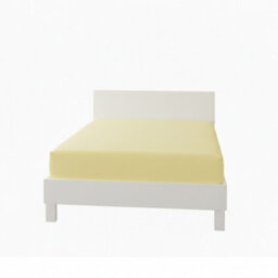 Polycotton Fitted Sheet Extra Deep 40Cm Skirt Easy Care Lemon - thumbnail 2