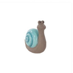 Terrastyle Grey, Blue Resin Snail Garden Ornament (H)21Cm (W)10.5Cm