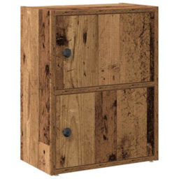 Vidaxl Bookcase Old Wood 40X24X52 Cm Engineered Wood - thumbnail 2