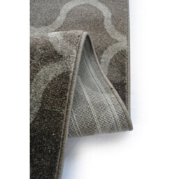 Melrose Grey Trellis Patterned Indoor Medium Area Rug 8mm Pile Height  120/170Cm - thumbnail 3