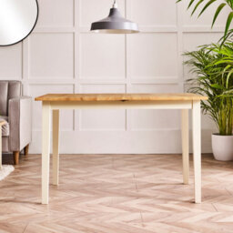 Furniturebox Salcombe Extending Rectangular Wooden Table With 4 Whitby Chairs & 1 Large Bench - thumbnail 8
