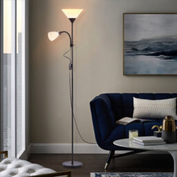 Darphe 175Cm Modern Black Double Head Floor Lamp,suitable For Living Room And Bedroom - thumbnail 3