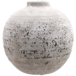 Wyld Haus Sunvale Large Weathered Stoneware Ceramic Vase, Crackled Matt Finish 360mm - thumbnail 2