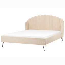 Beliani Bed Boucle Ambillou 180 X 200 Cm (Eu Super King) Beige - thumbnail 7