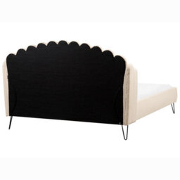 Beliani Bed Boucle Ambillou 180 X 200 Cm (Eu Super King) Beige - thumbnail 5