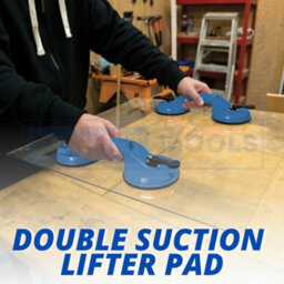 Double Suction Lifter Pad For Glass Window Mirror Metal Dent Puller 70 Kg - thumbnail 4