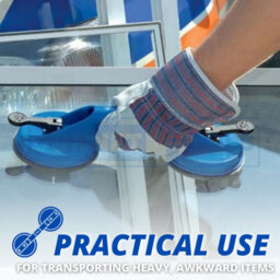 Double Suction Lifter Pad For Glass Window Mirror Metal Dent Puller 70 Kg - thumbnail 5