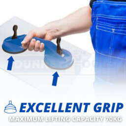 Double Suction Lifter Pad For Glass Window Mirror Metal Dent Puller 70 Kg - thumbnail 7