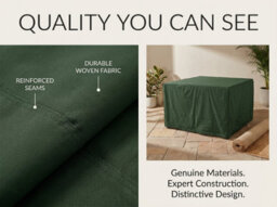 Waterproof Green Garden Furniture Cover L163 X W160 X H89Cm, Outdoor Patio Furniture Protector - thumbnail 6