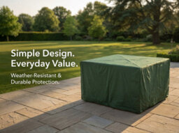 Waterproof Green Garden Furniture Cover L163 X W160 X H89Cm, Outdoor Patio Furniture Protector - thumbnail 7