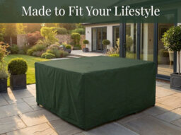 Waterproof Green Garden Furniture Cover L163 X W160 X H89Cm, Outdoor Patio Furniture Protector - thumbnail 2