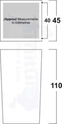 L&F 4X Replacement Furniture Legs Solid Wood 110mm High Sofas Chairs Settee Cabinets Legs M8 Tsp2055 - thumbnail 2