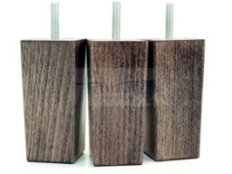 L&F 4X Replacement Furniture Legs Solid Wood 110mm High Sofas Chairs Settee Cabinets Legs M8 Tsp2055 - thumbnail 3