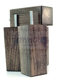 L&F 4X Replacement Furniture Legs Solid Wood 110mm High Sofas Chairs Settee Cabinets Legs M8 Tsp2055 - thumbnail 5
