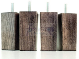L&F 4X Replacement Furniture Legs Solid Wood 110mm High Sofas Chairs Settee Cabinets Legs M8 Tsp2055 - thumbnail 7