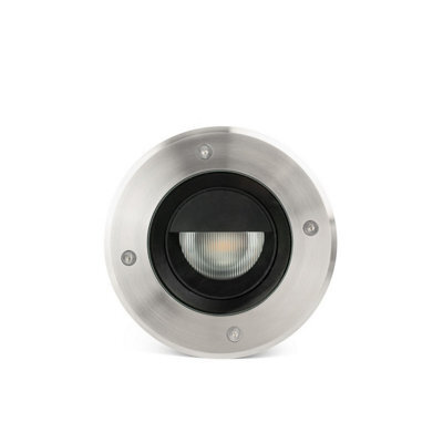 Luminosa Lighting Luminosa Geiser 18Cm Outdoor Recessed Wall Lamp Satin Stainless 3000K Ip67 - image 1