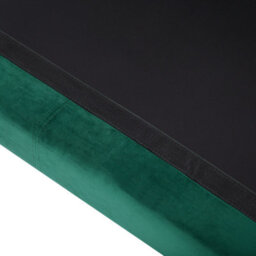 Beliani Corner Sofa 4 Seater Oslo Velvet Dark Green Left Hand - thumbnail 7