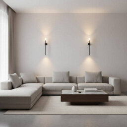Ultra Beam Lighting Ultrabeam Black Up And Down Indoor Led Wall Light 2 Watt Led 140 Lumen Height 470mm - thumbnail 3