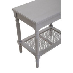 Orsina Slate Grey Side Table, Night Stand End Table With Bottom Shelf, Bedside Night Table For Home - thumbnail 5