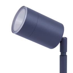 GoodHome Candiac Matt Dark Grey Silver Effect Integrated Led Outdoor Stake Light (D)60mm - thumbnail 4