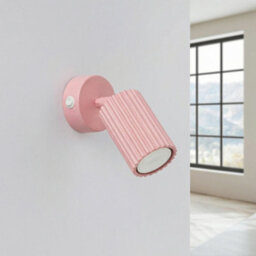 Sollux Lighting Karbon Aluminum Pink 1 Lights Minimalist Wall Lamps - thumbnail 2