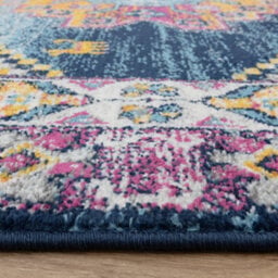 The Rug Edit Blue Multi Traditional Muse Oriental Medallion Rug - thumbnail 8