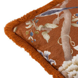 Sanderson Porcelaingarden Chenille Cushion Cover - thumbnail 4