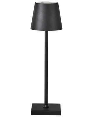Wyld And Coco Lumina Table Lamp Black, Usb Charging Port, Dimmer And Rgb Controls, Aluminium, 37Cm H - image 1