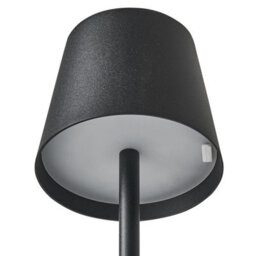 Wyld And Coco Lumina Table Lamp Black, Usb Charging Port, Dimmer And Rgb Controls, Aluminium, 37Cm H - thumbnail 6