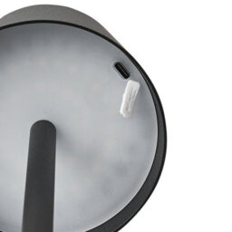 Wyld And Coco Lumina Table Lamp Black, Usb Charging Port, Dimmer And Rgb Controls, Aluminium, 37Cm H - thumbnail 7