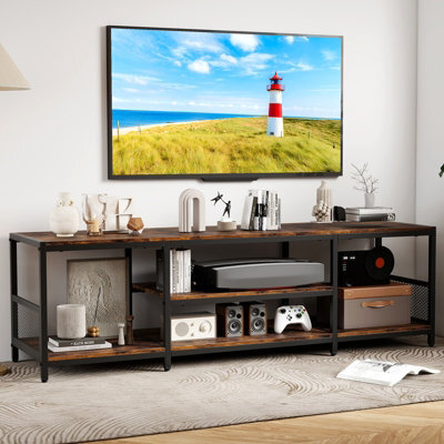 Costway Tv Stand For Tvs Up To 65 Inches Industrial Media Console Table - image 1