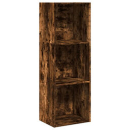 Berkfield Bookcase Smoked Oak 40X30X114 Cm Engineered Wood - thumbnail 2