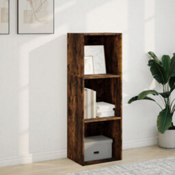 Berkfield Bookcase Smoked Oak 40X30X114 Cm Engineered Wood - thumbnail 3