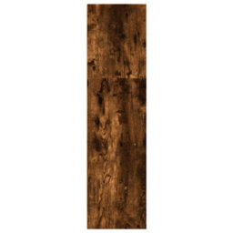 Berkfield Bookcase Smoked Oak 40X30X114 Cm Engineered Wood - thumbnail 5