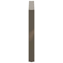 Berkfield Dining Table Legs U-Shaped 2 Pcs Natural Steel 100X(72-73) Cm Steel - thumbnail 6