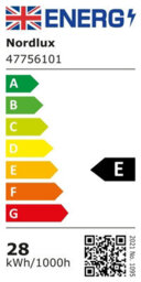 Nordlux Oakland Plastic Batten Light Fitting 25,000 Hrs  White, Led - thumbnail 5