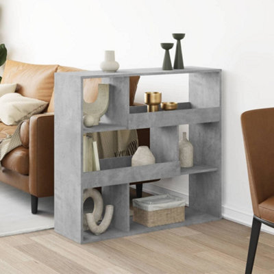 Berkfield Room Divider Concrete Grey 100X33X94.5 Cm Engineered Wood - image 1