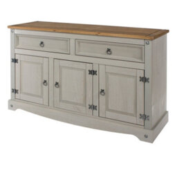 Core Products Corona Grey Premium Medium Sideboard With 3 Doors & 2 Drawers H80.6Cm X W132.0Cm X D43.0Cm - thumbnail 7