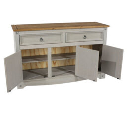 Core Products Corona Grey Premium Medium Sideboard With 3 Doors & 2 Drawers H80.6Cm X W132.0Cm X D43.0Cm - thumbnail 5